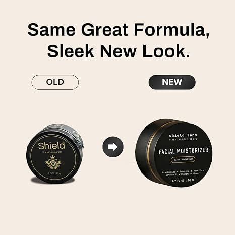 Shield Facial Moisturizer for Men and Boys - 1.7 oz