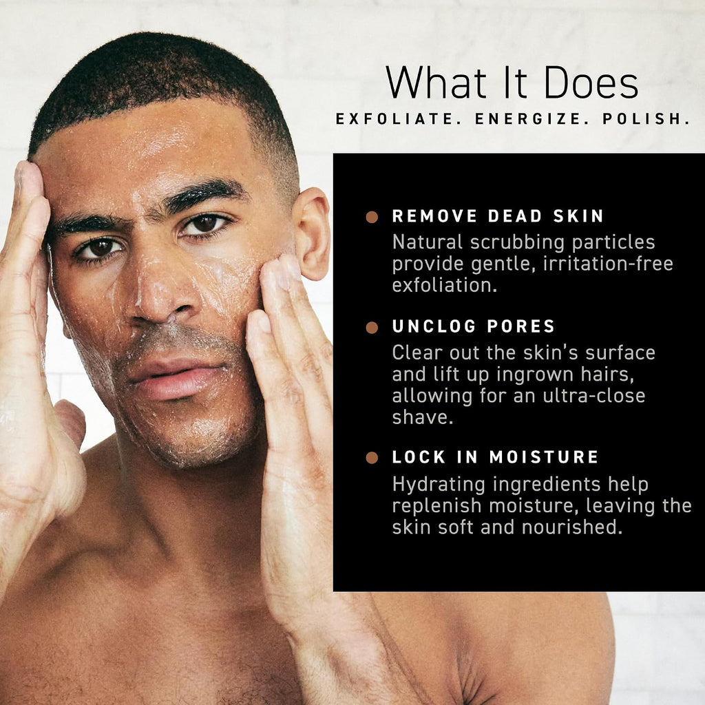 Brickell Men's Renewing Face Scrub for Men - 4 oz