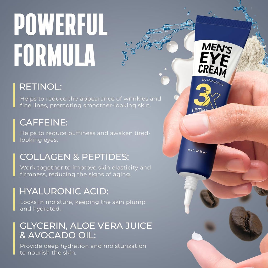 Men's Eye Cream - Under Eye Treatment for Men