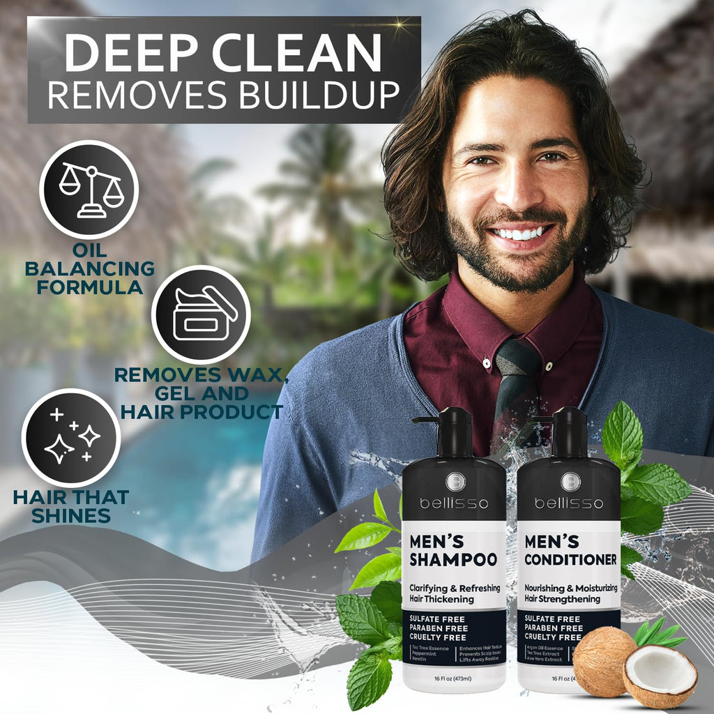 Men's Shampoo and Conditioner Set