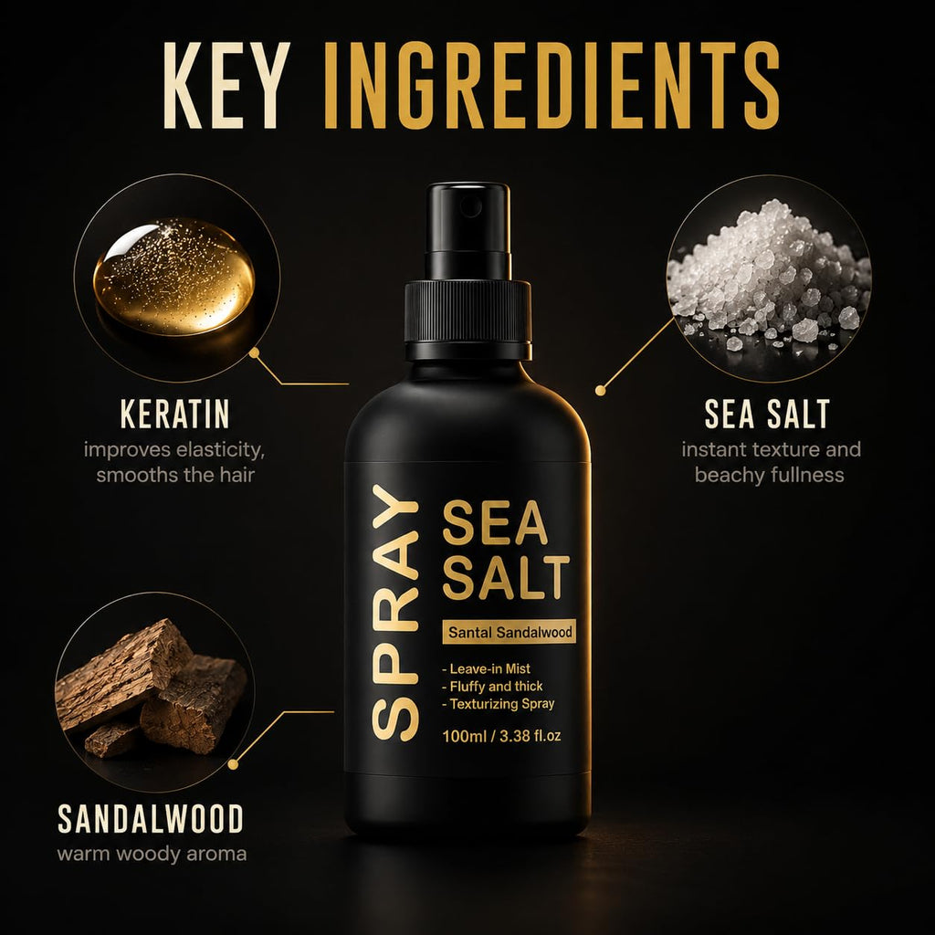 Sea Salt Spray for Hair - 3.38 fl oz (100ml)