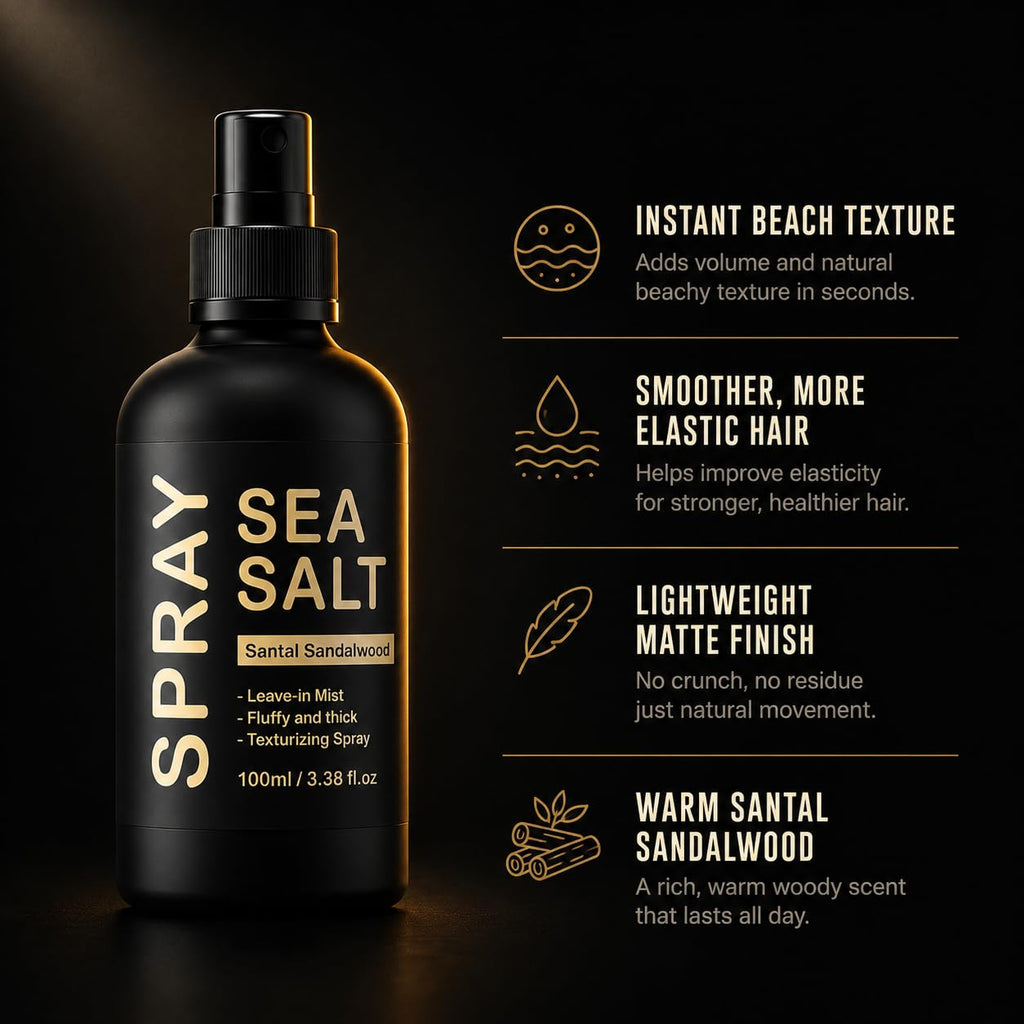 Sea Salt Spray for Hair - 3.38 fl oz (100ml)