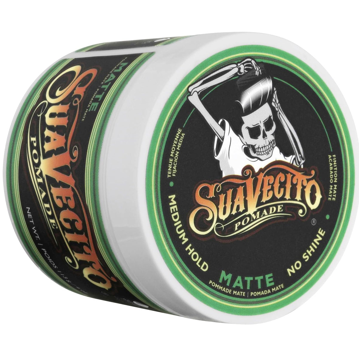 Suavecito Pomade Matte (No Shine) Formula - 4 oz