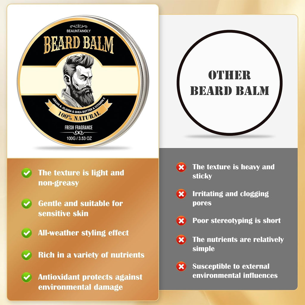 Beard Balm for Men - 3.53 oz