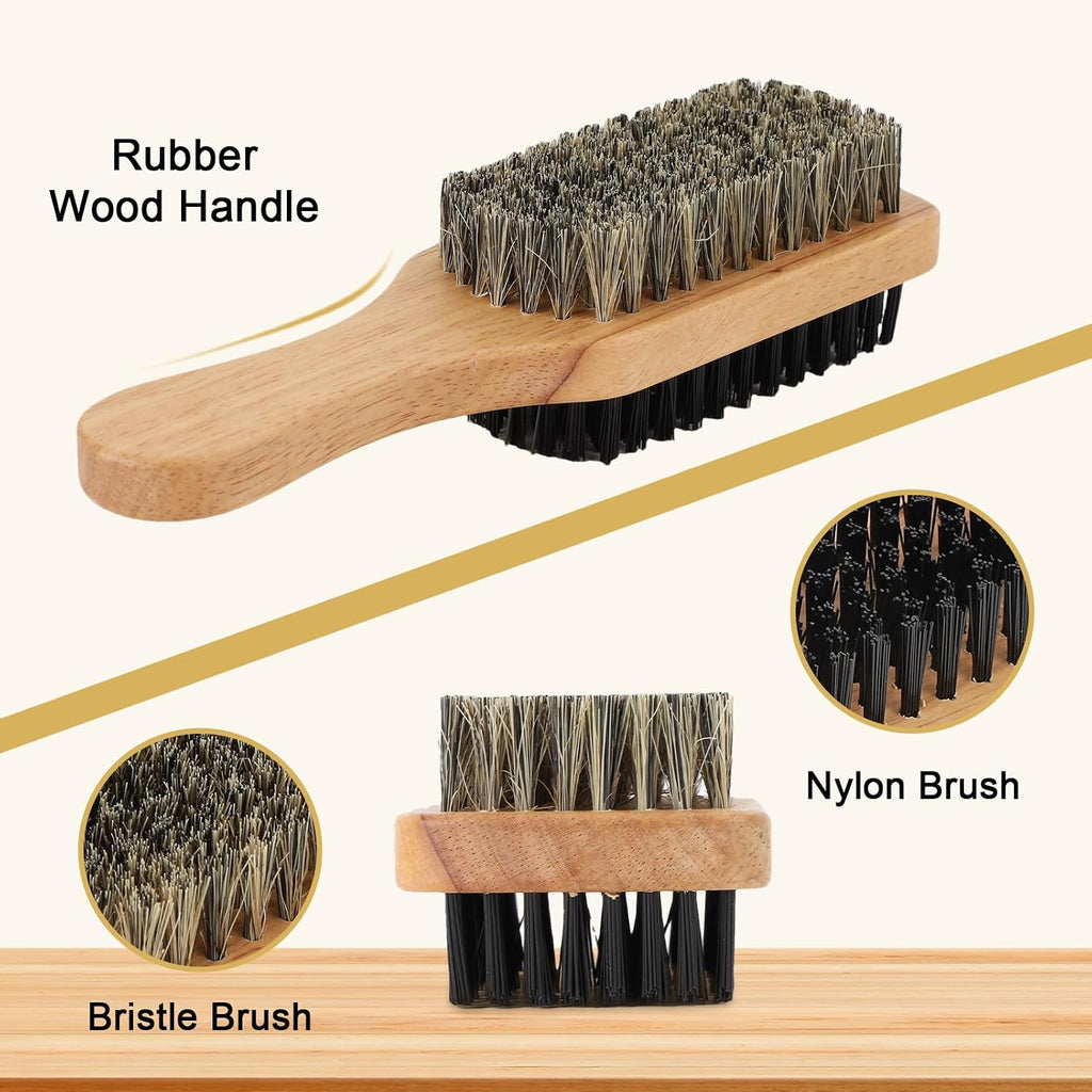 Brrnoo Double Sided Beard Brush - Brown